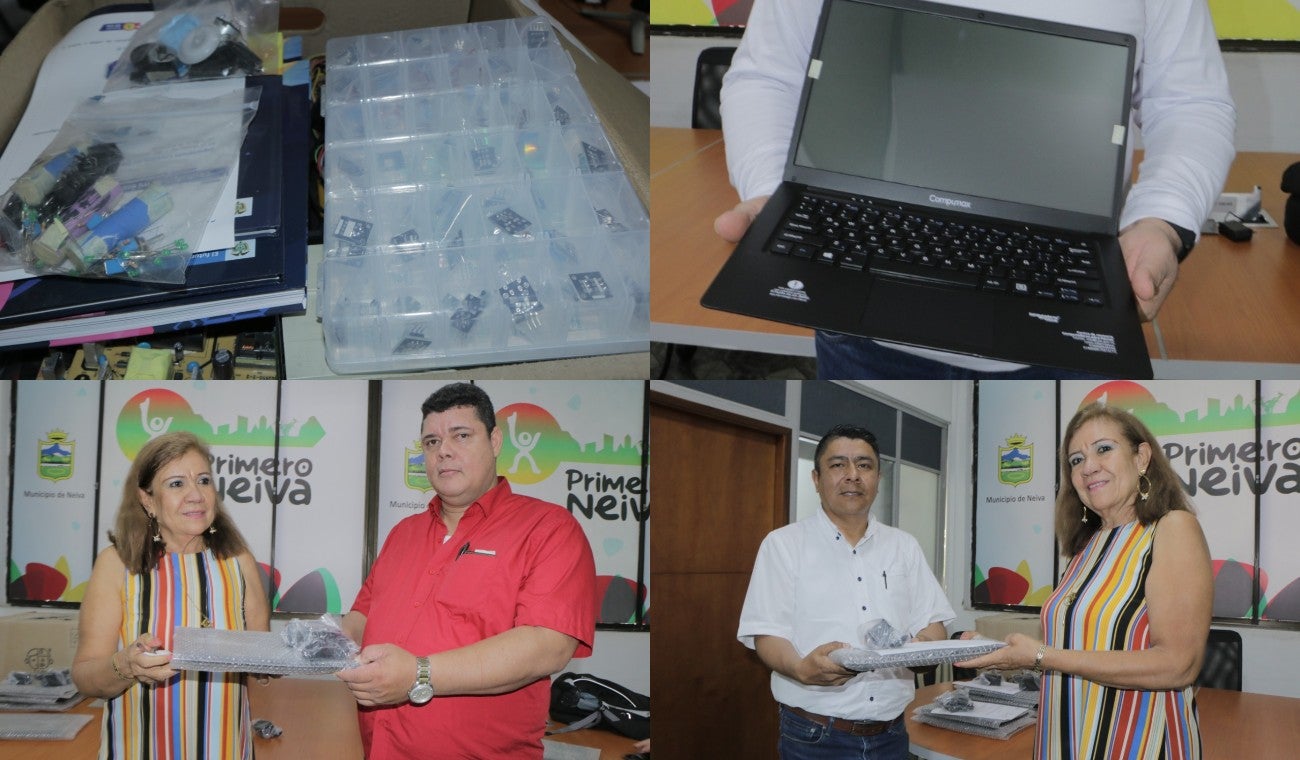Noticias de Neiva: Con 15 computadores se doto a institución educativa