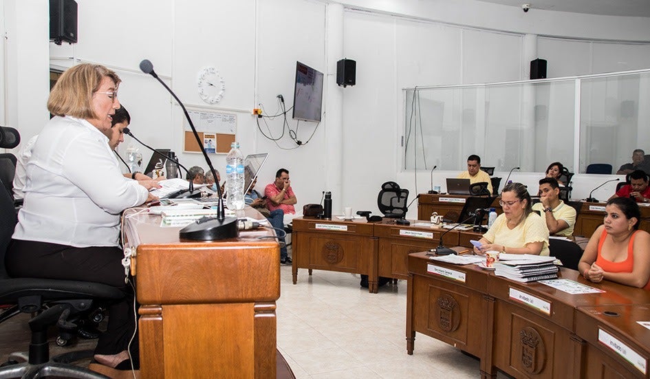 Rectora rindió informe de la de la estampilla ProUSCO