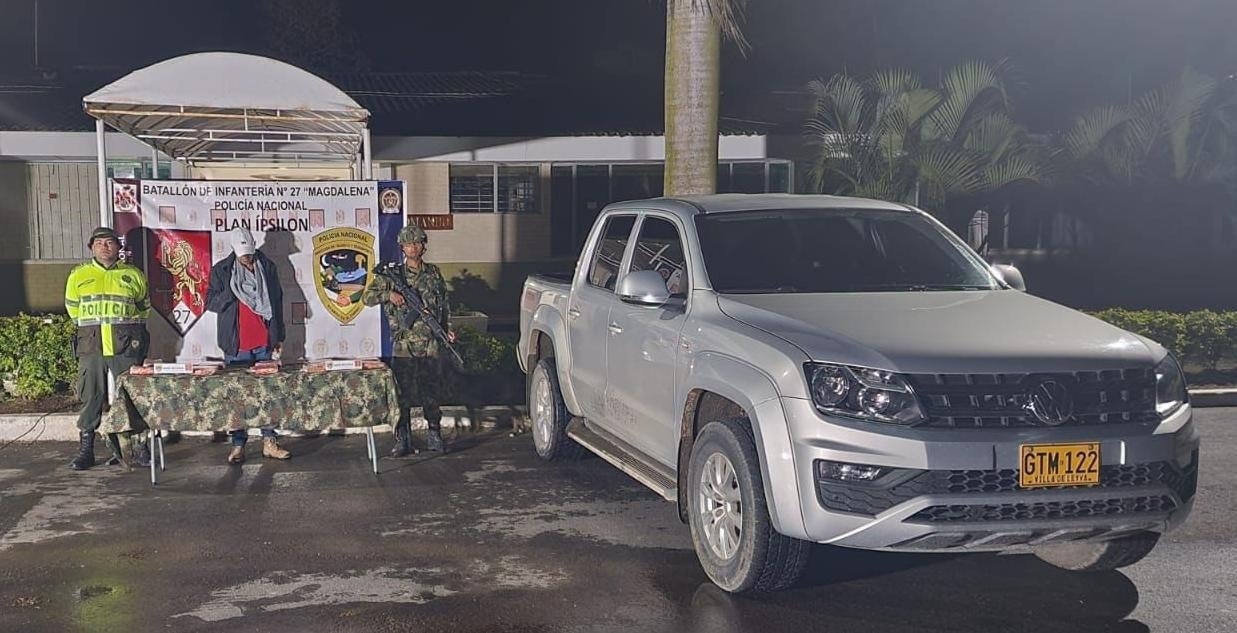 Se decomiso 15 kilos de base de coca en la vía Pitalito-Mocoa