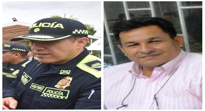 Alcalde Coyaima y coronel Nestor Raul Cepeda