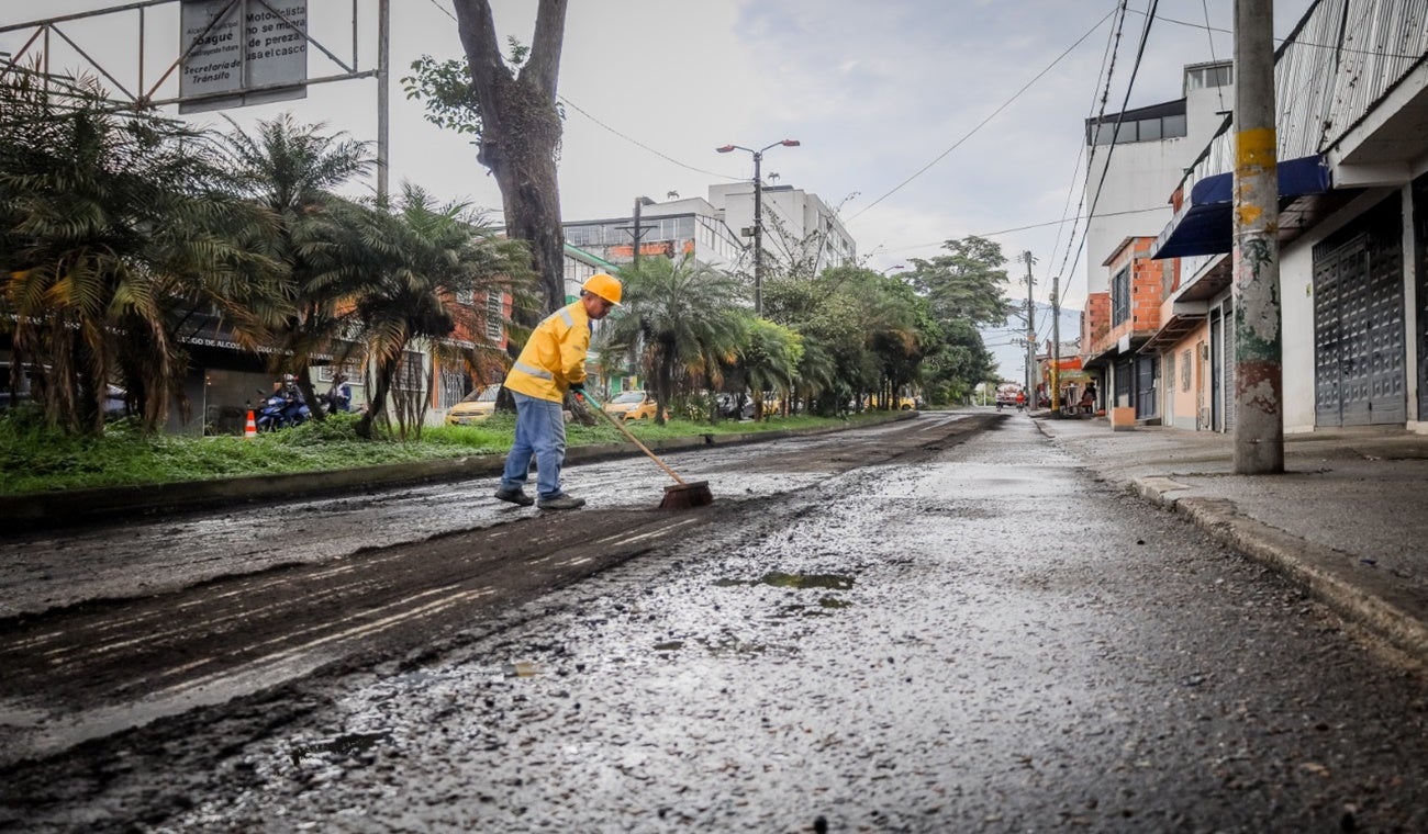 Carrera Octava entre calles 15 y 19 de Ibagué
