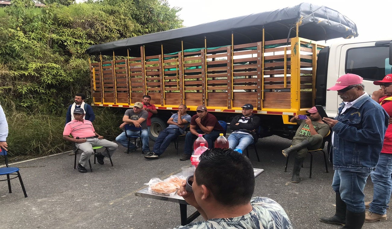 Paro camionero Villarrica