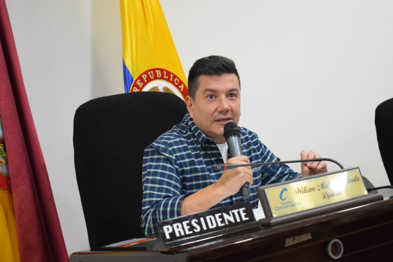 William Mahecha presidente Asamblea del Tolima