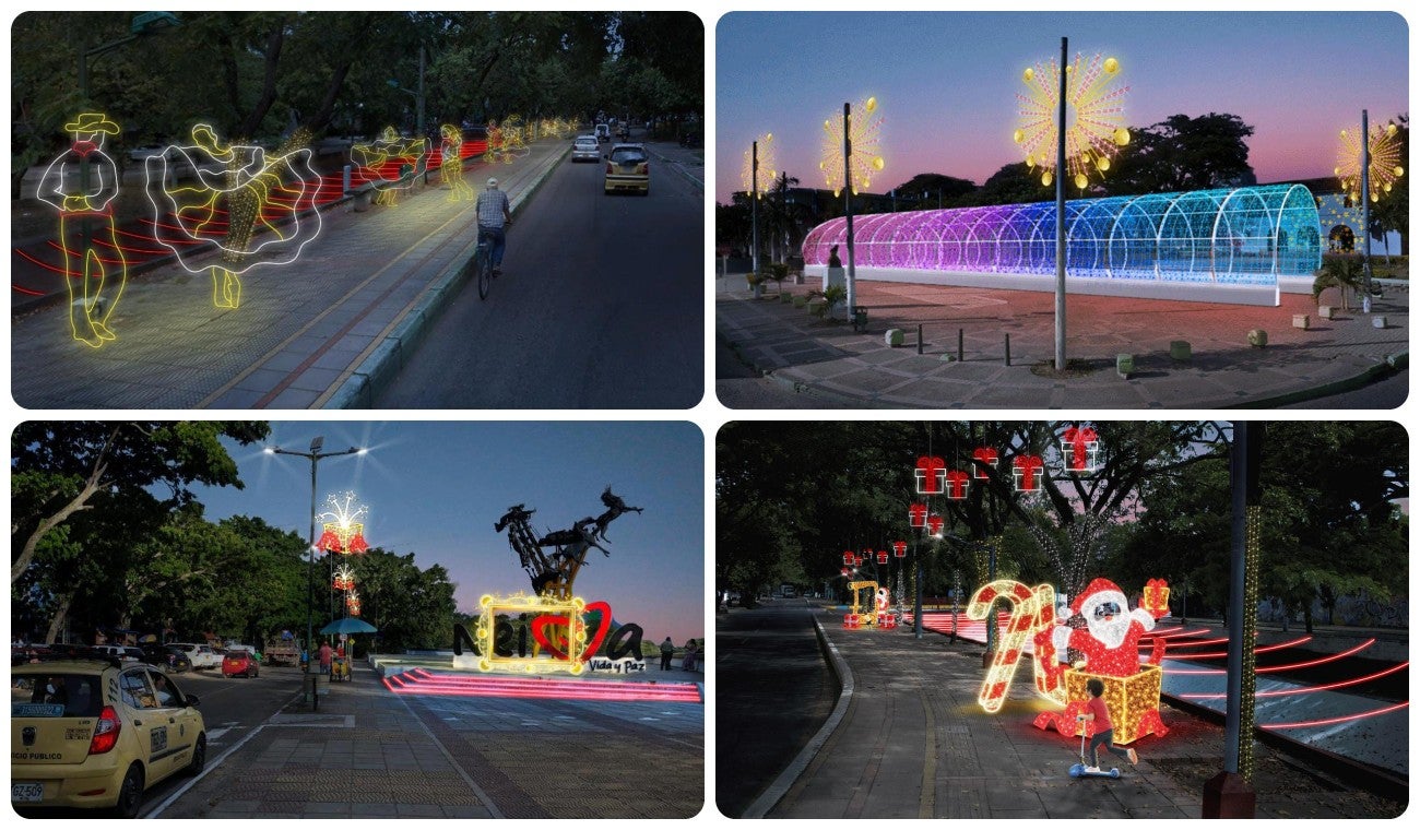 Desfile navideño en Neiva