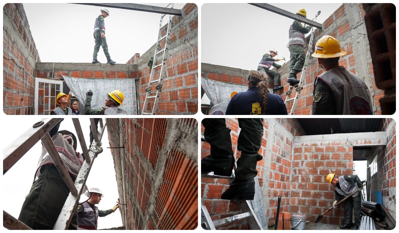 Damnificados recibieron materiales de construcción