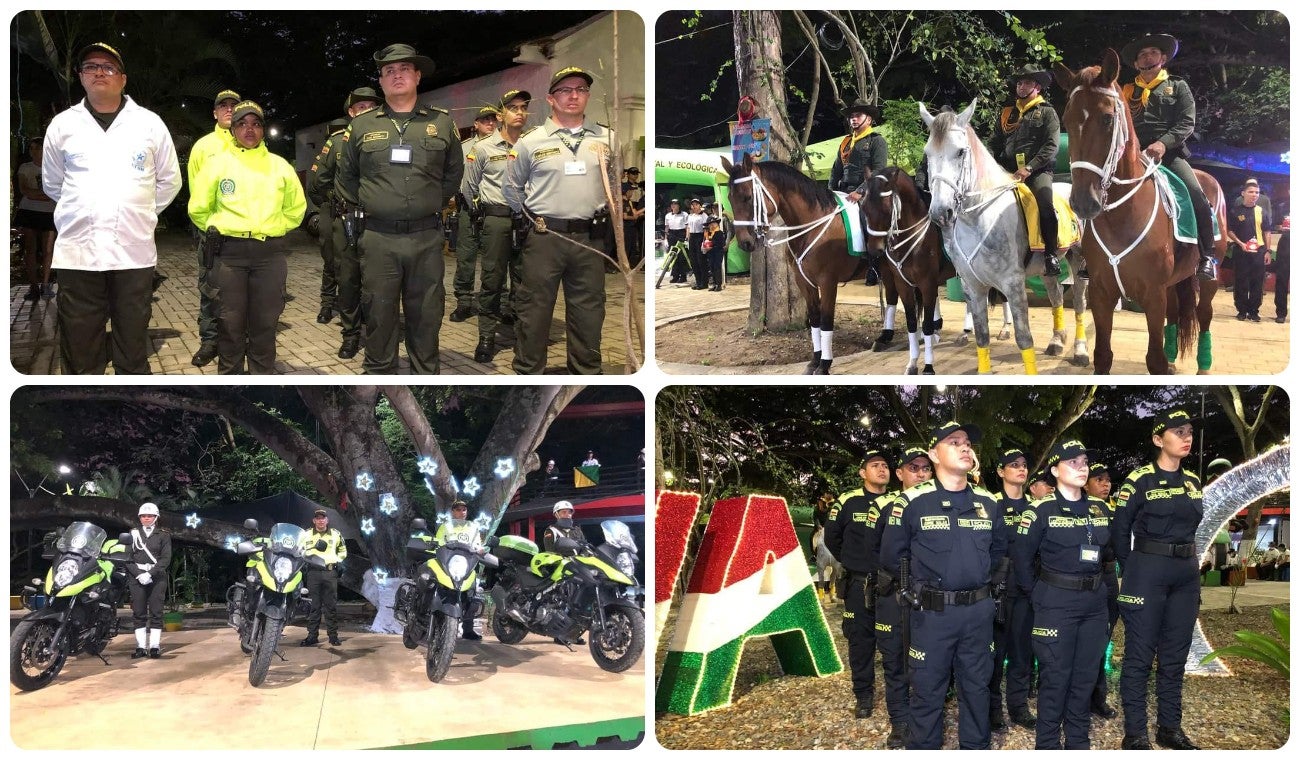 500 uniformados garantizan la seguridad en Neiva