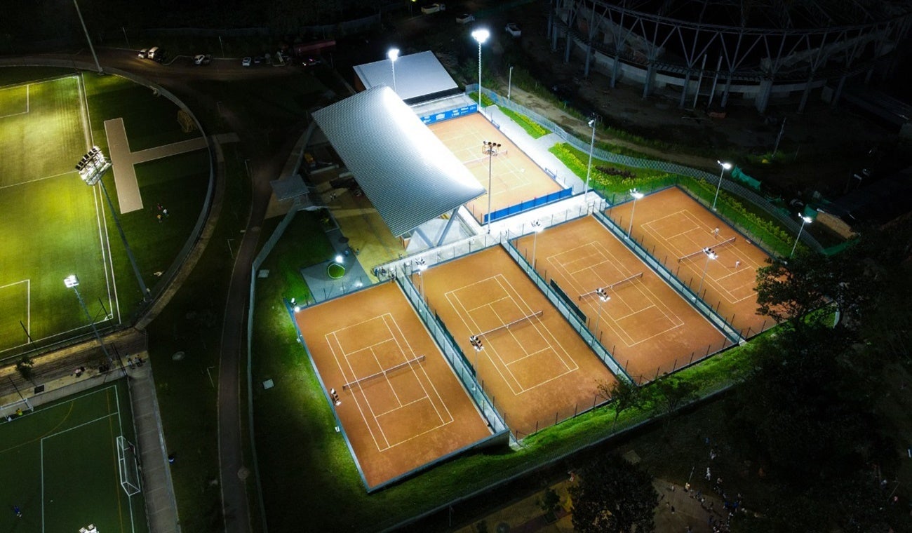 Complejo de Raquetas del parque Deportivo