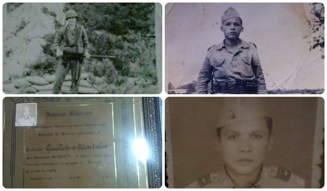 Guillermo Montalvo veterano de la guerra de Corea