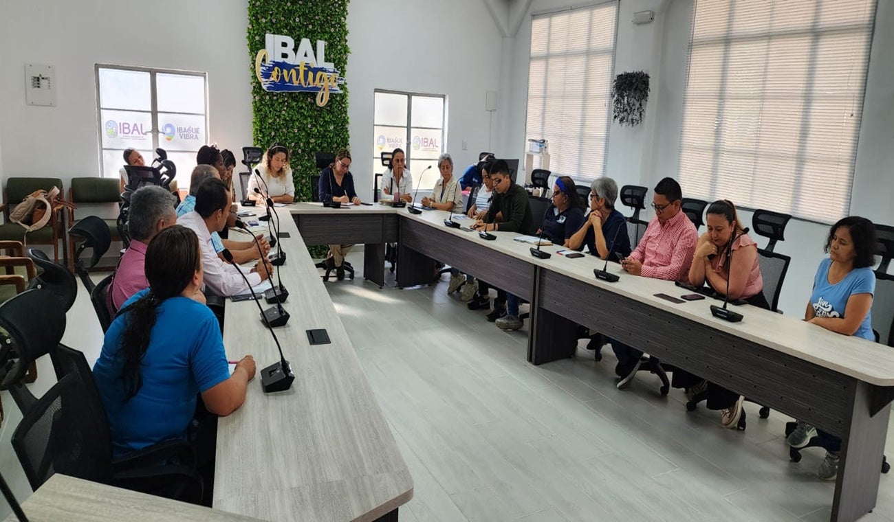 Mesa de trabajo con los Acueductos Comunitarios y Alcaldía de Ibagué