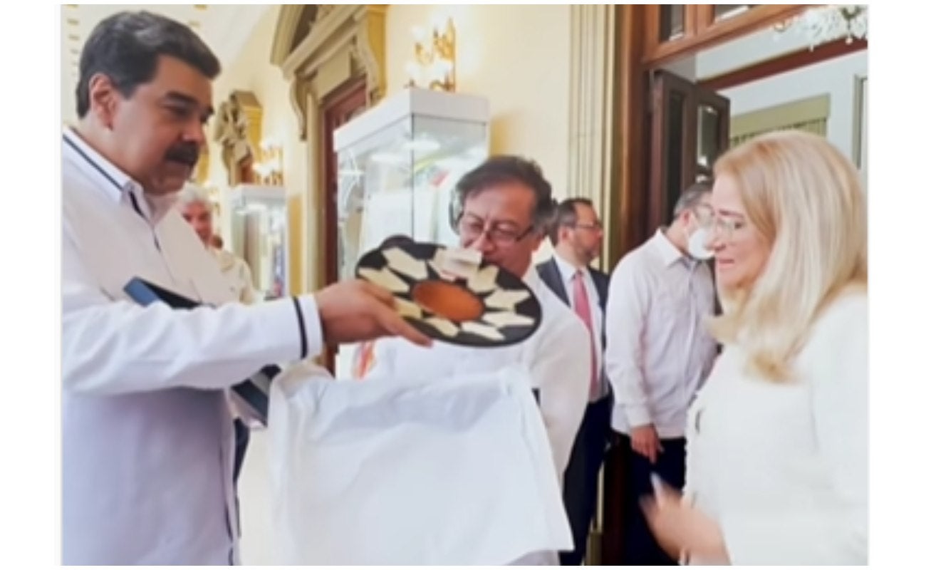 Nicolás Maduro y Gustavo Petro