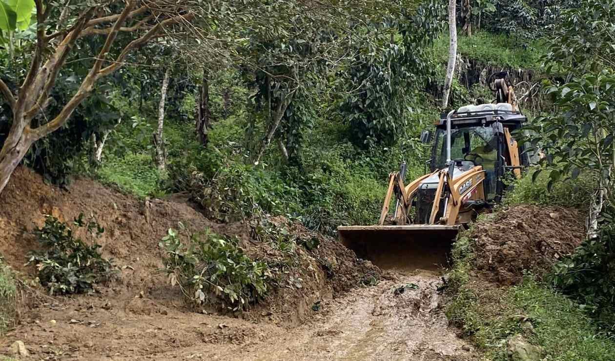 Emergencias por lluvias en Santa Isabel, Tolima. Ilustración.