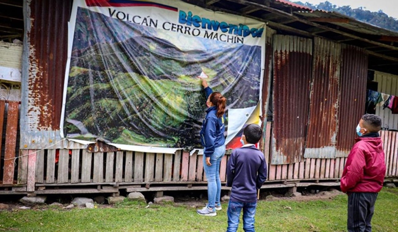 Área de influencia volcán cerro Machín