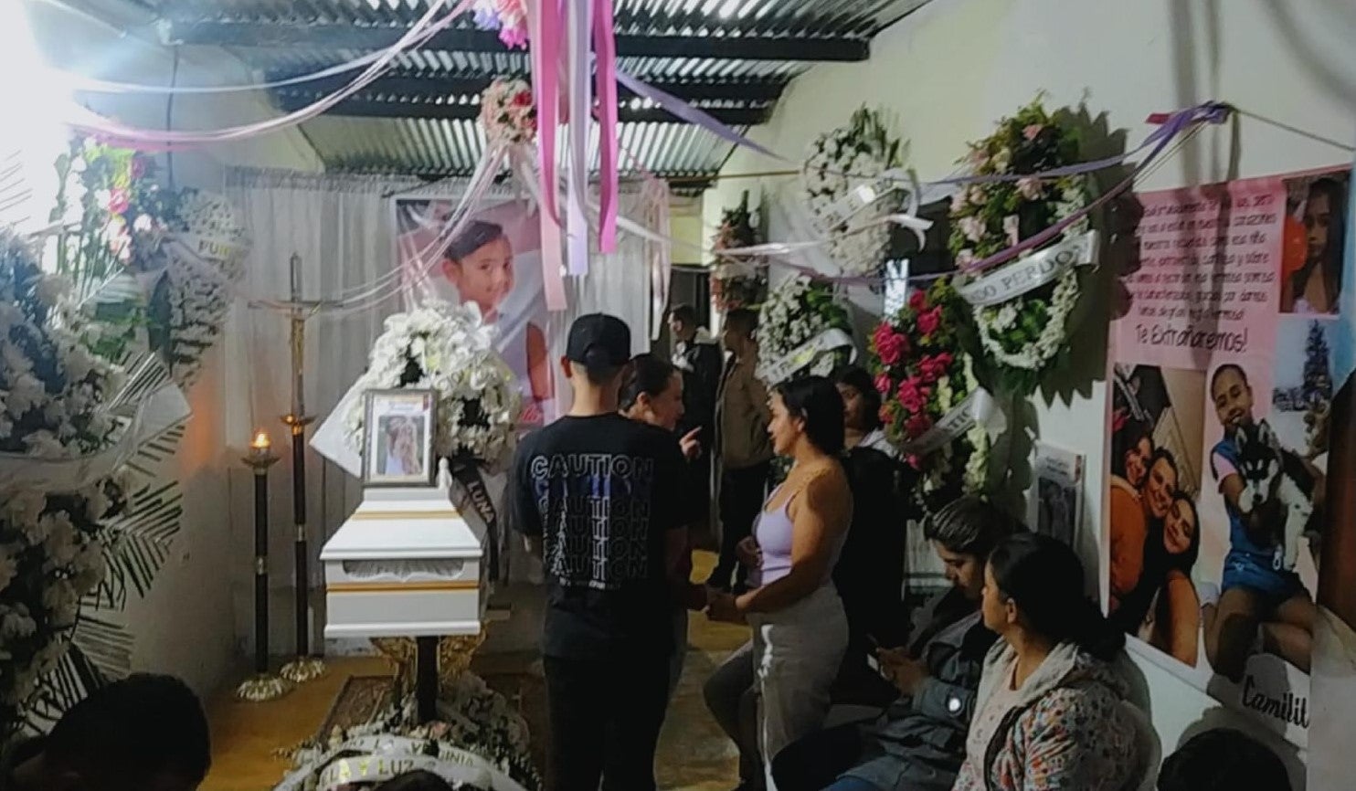 Último adiós de María Camila Plazas Luna en Pitalito, Huila.