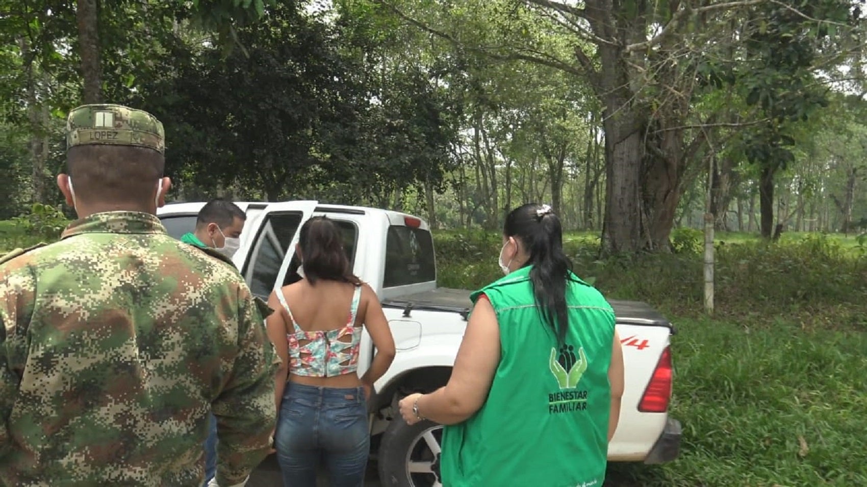menores reclutados en Risaralda