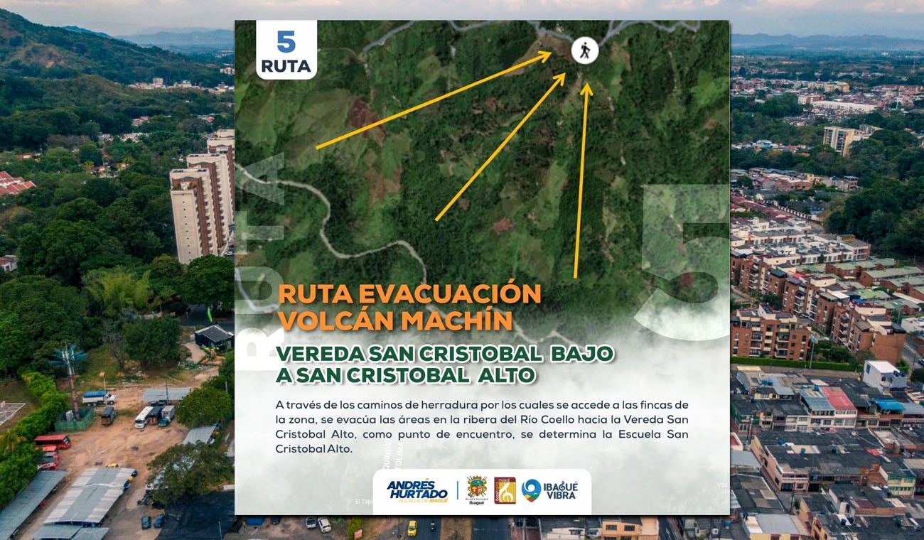 Ruta Evacuación Machín 5