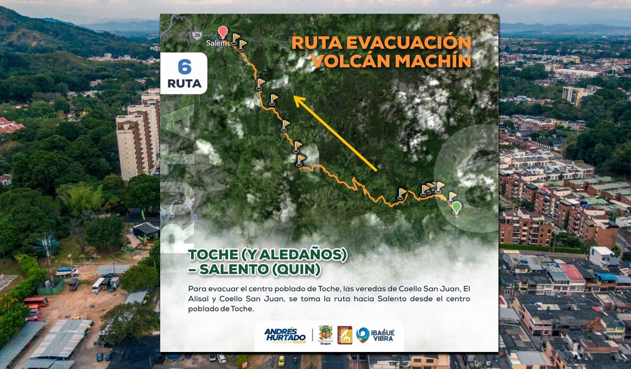 Ruta Evacuación Machín 6