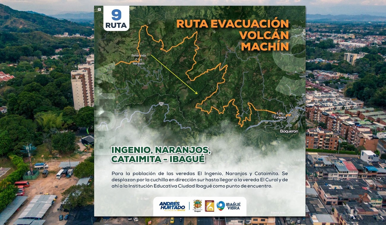 Ruta Evacuación Machín 9