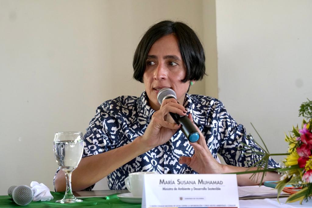 Ministra de Ambiente, Sussana Muhamad