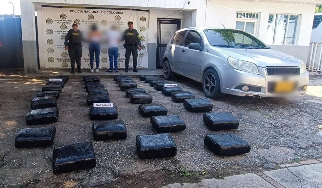 ¡Duro golpe al microtráfico! Policía Tolima incautó cargamento con 180 kilogramos de marihuana en Natagaima