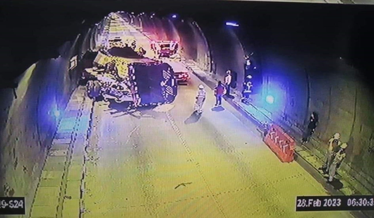 Accidente túnel Sumapaz