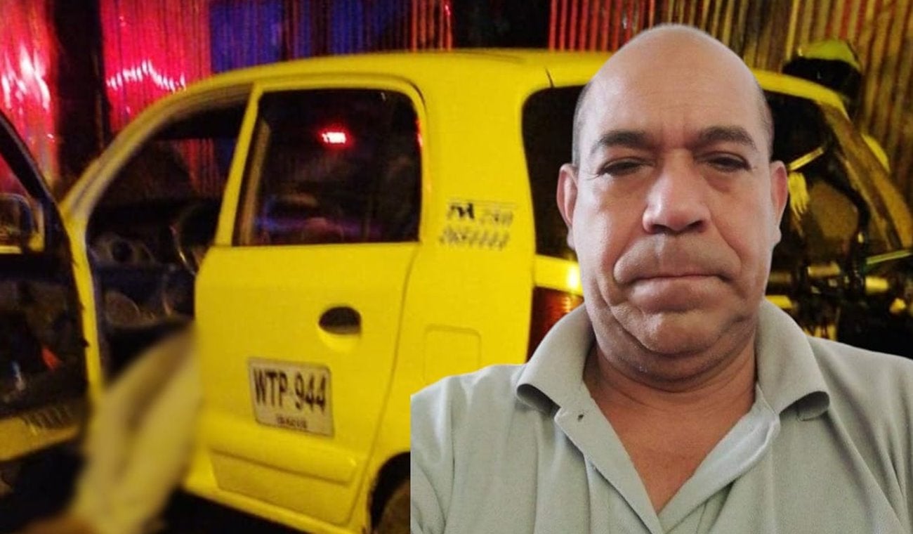 ¡Luto en la ola amarilla en Ibagué! De un posible infarto murió el taxista Édgar Cortés