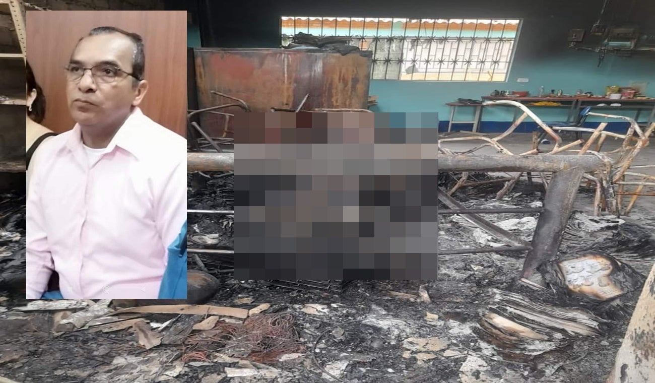 Incendio colegio Valle de San Juan