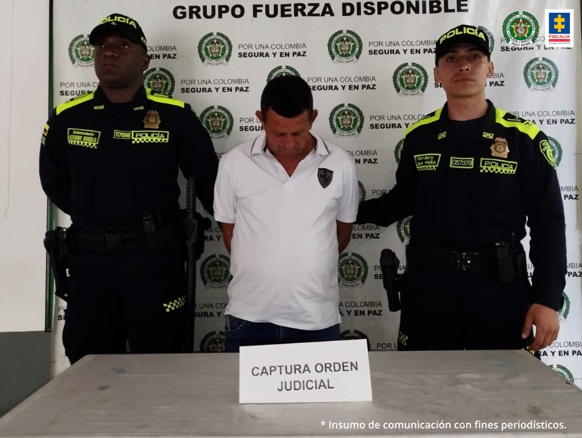 José Placido Torres, habría participado en 3 hurtos como miembro de ‘Los Rasgados’. Su captura la efectuaron en Cali.