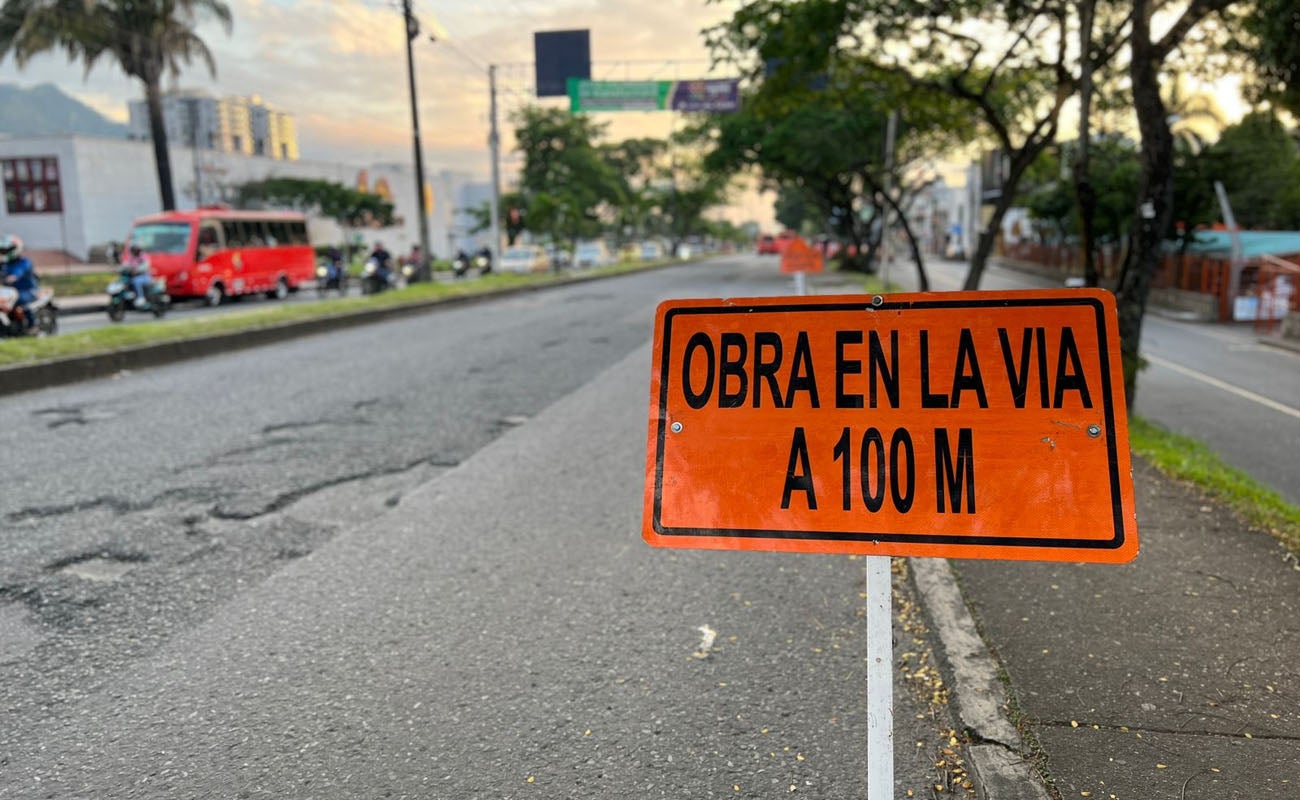 Obras en la vía