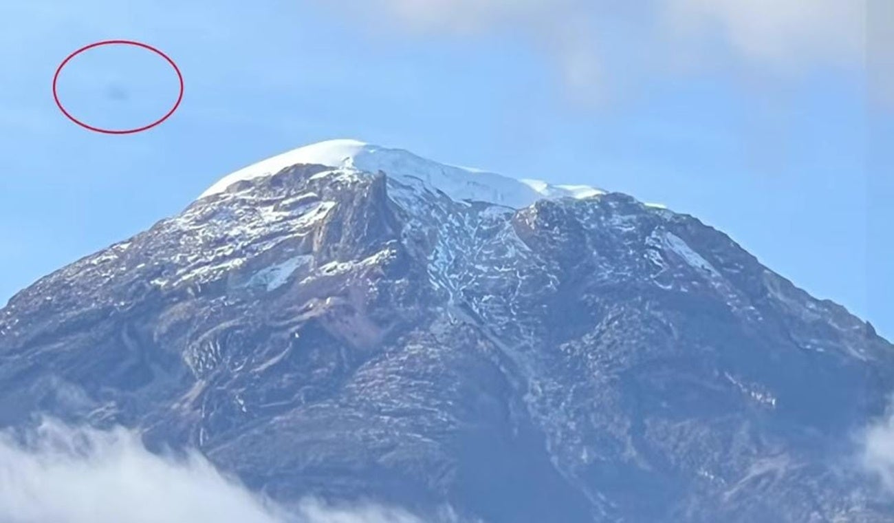Ovni en el Nevado del Tolima