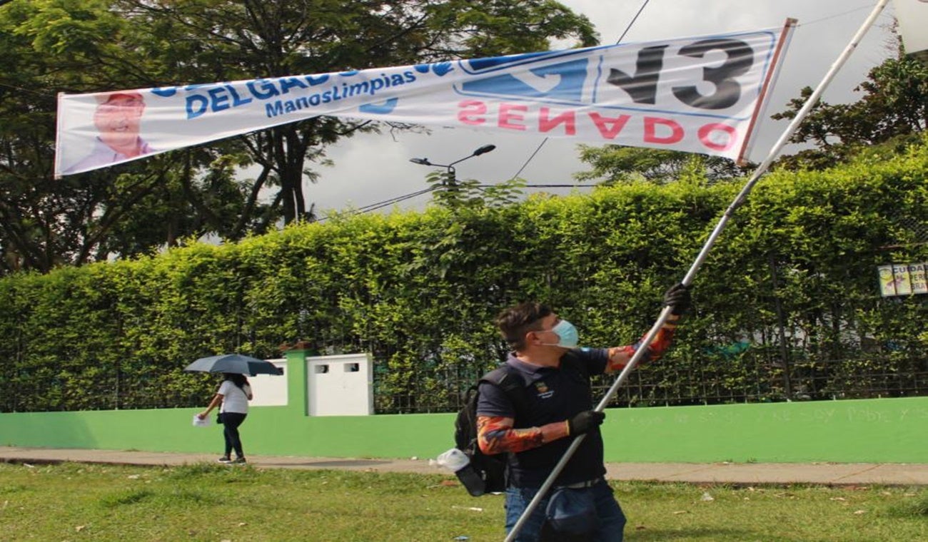 Propaganda política en Ibagué