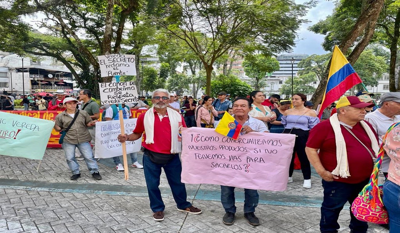 Habitantes del Cañón del Combeima