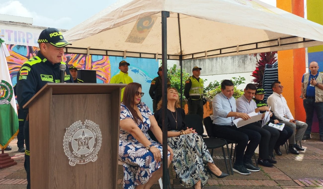 Autoridades lanzaron plan de seguridad bancaria en la Plazoleta Darío Echandía en Ibagué