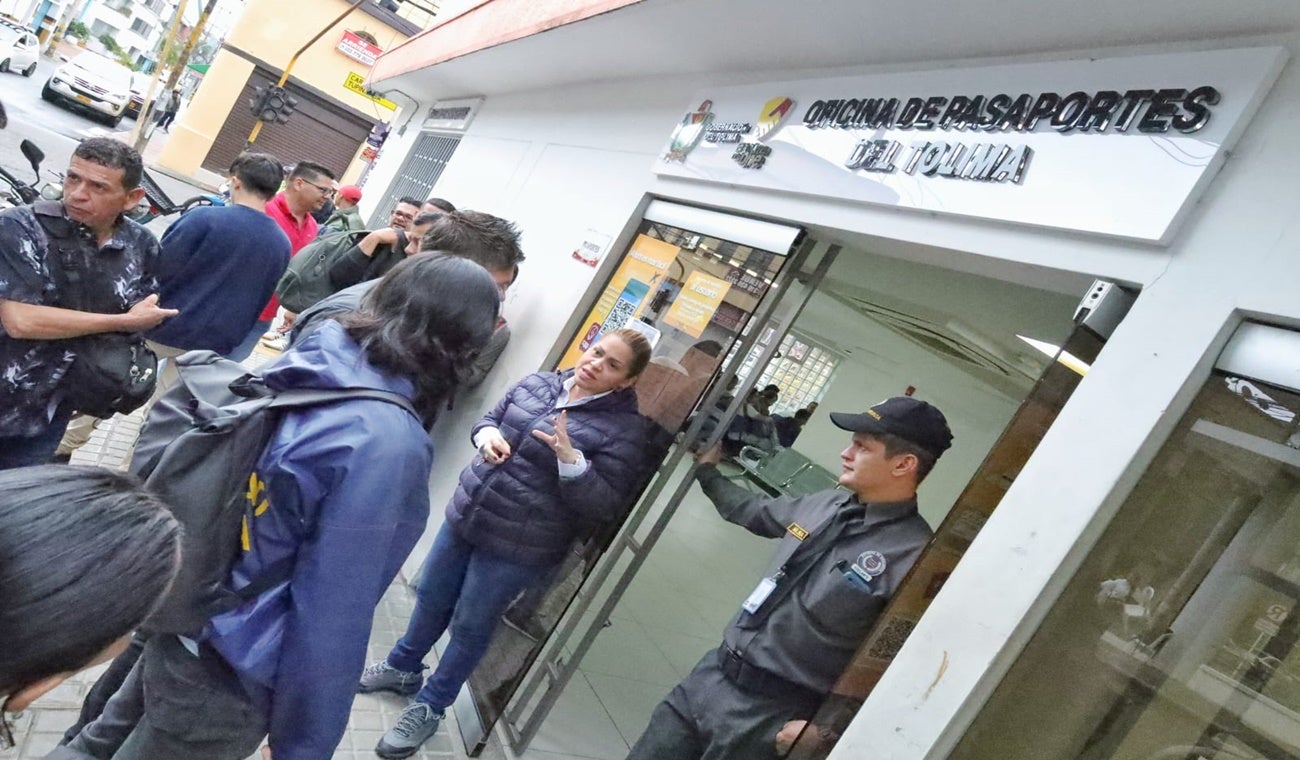 Pasaportes en el Tolima