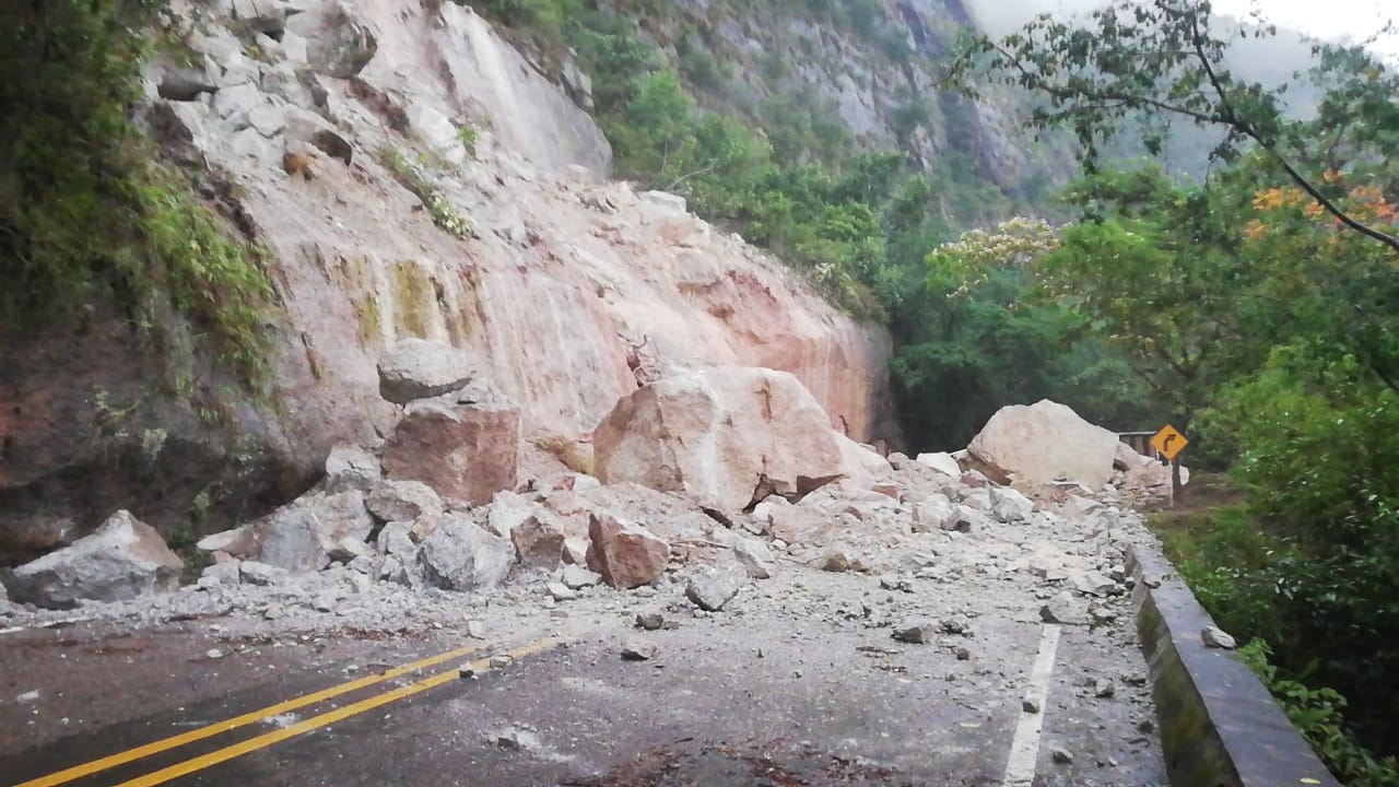 Deslizamiento en el Huila
