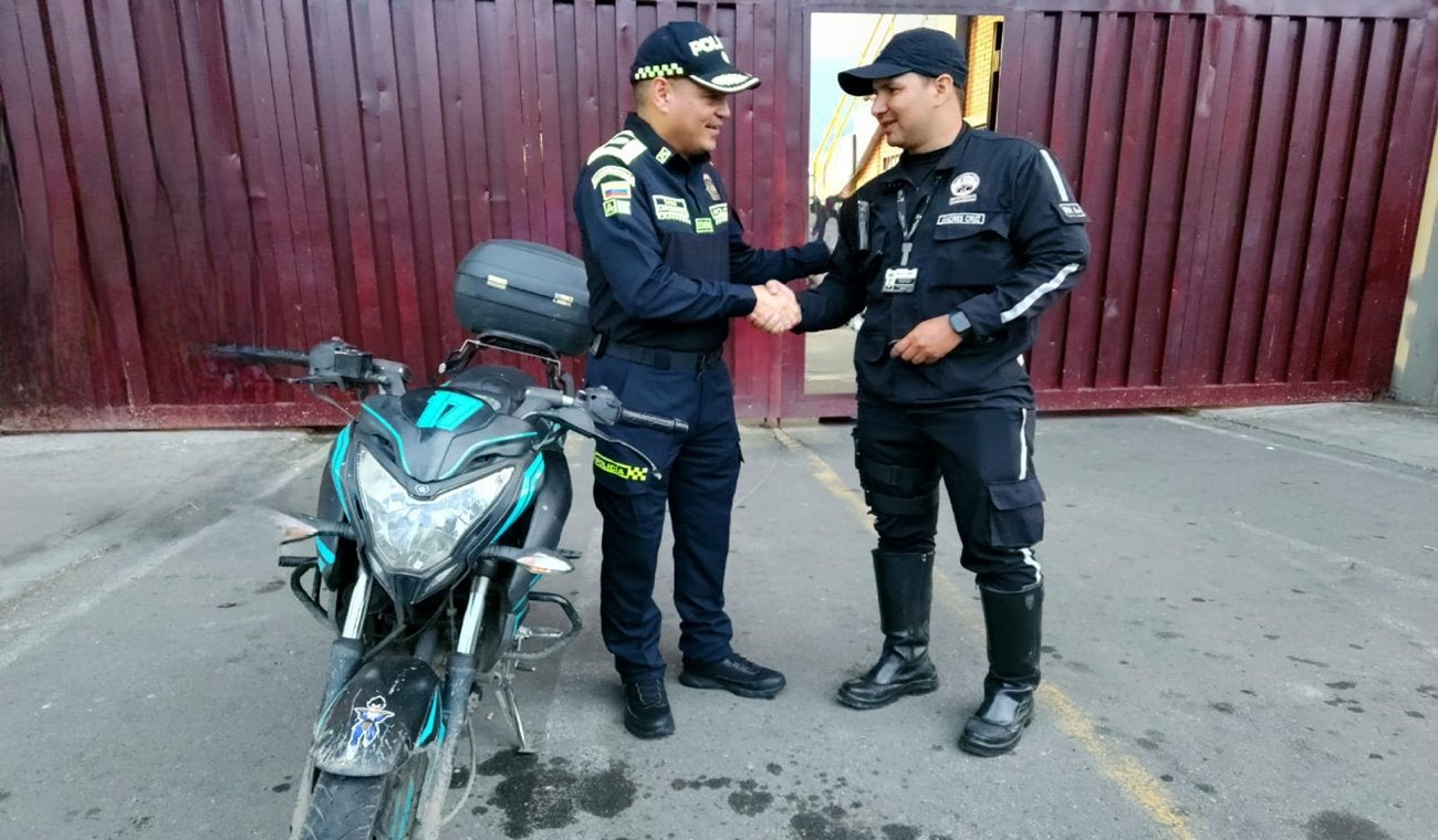 Recuperaron moto a supervisor en Ibagué