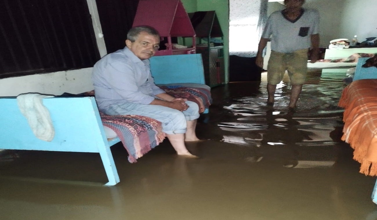 Ancianato inundado Lerida