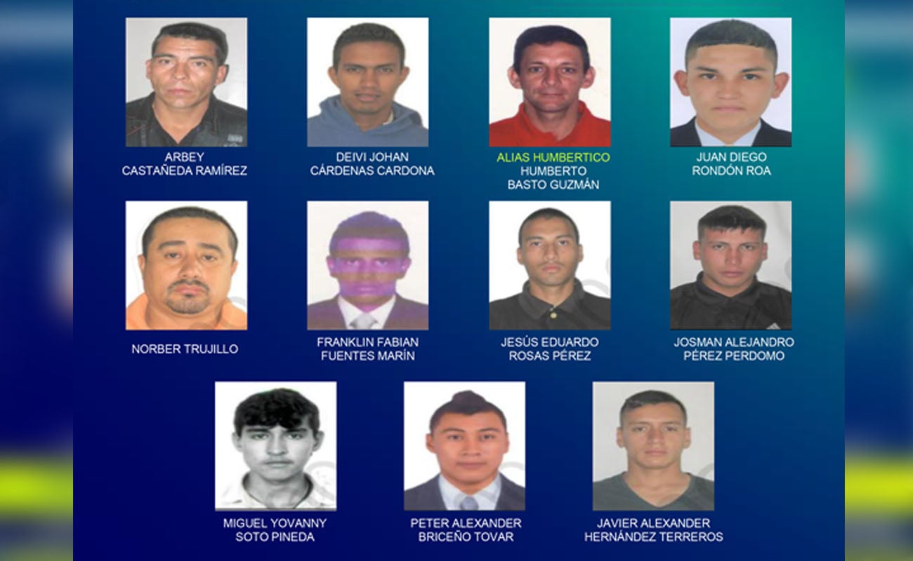 Los más buscados de Ibagué