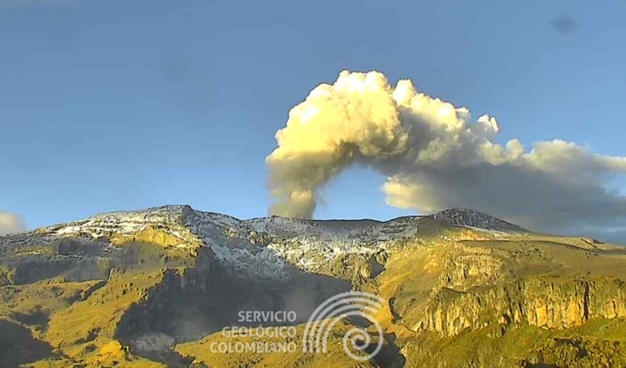 Volcán Nevado del Ruiz.