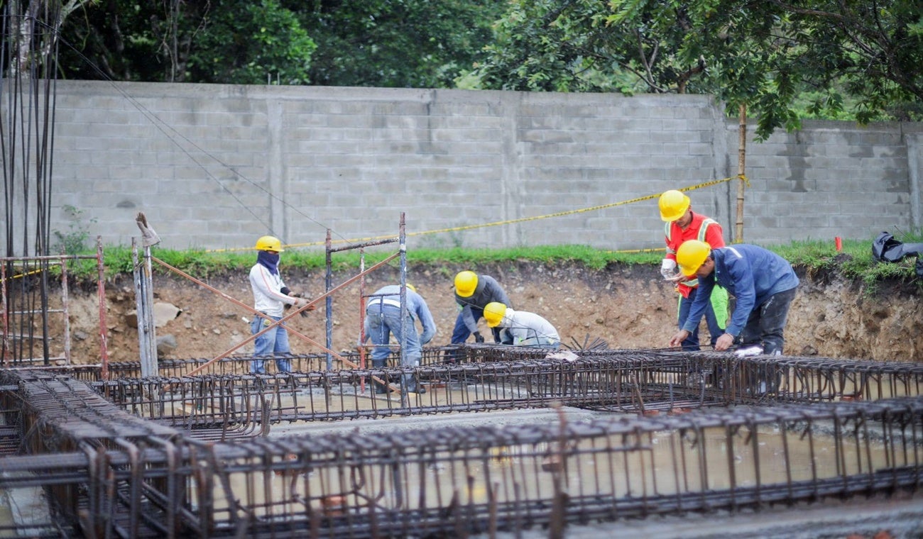 Obras de acueducto, sector de Boquerón