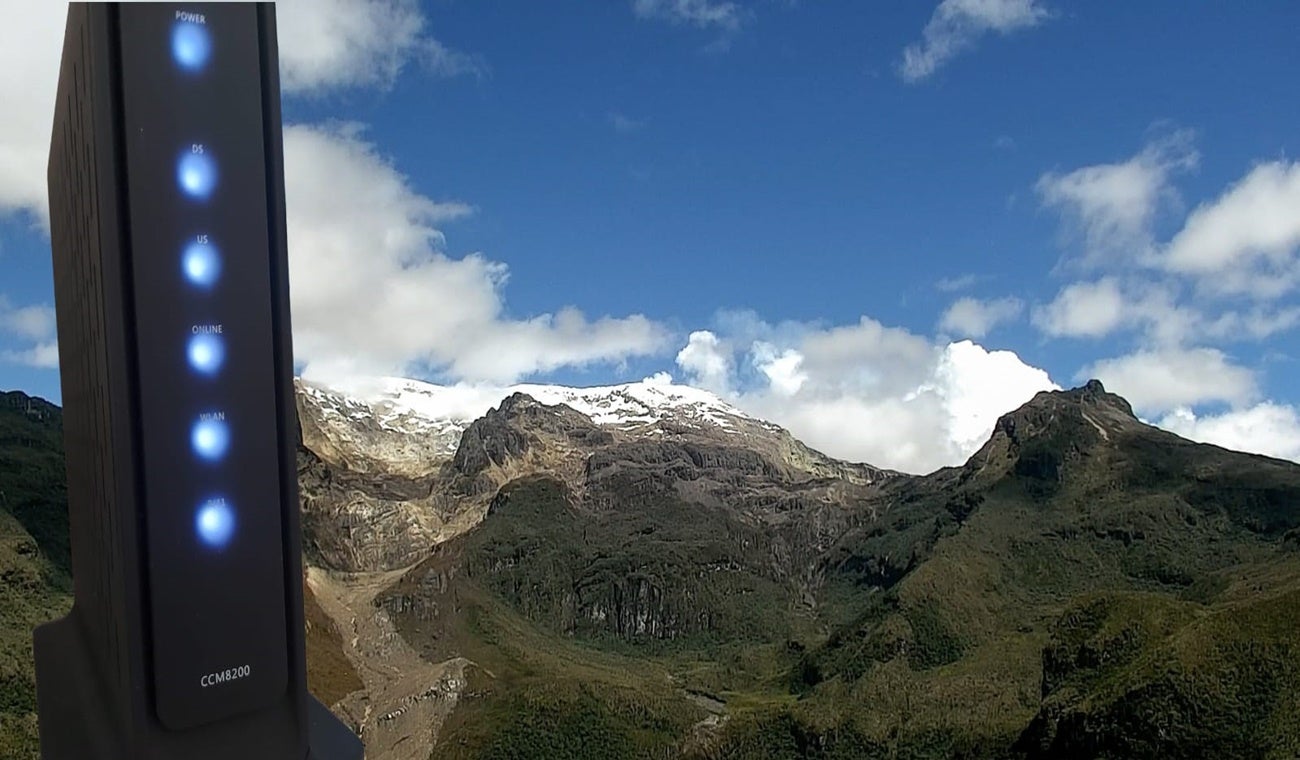 Señal volcán Nevado del Ruiz