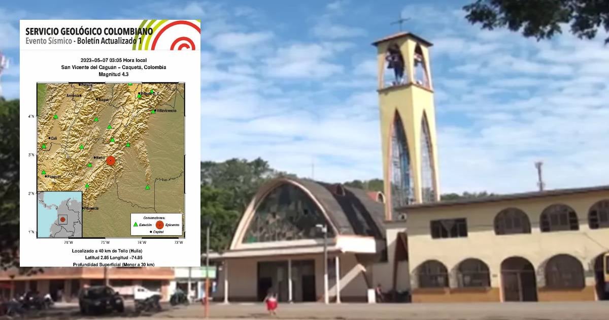 El sismo tuvo una magnitud de 4.3.