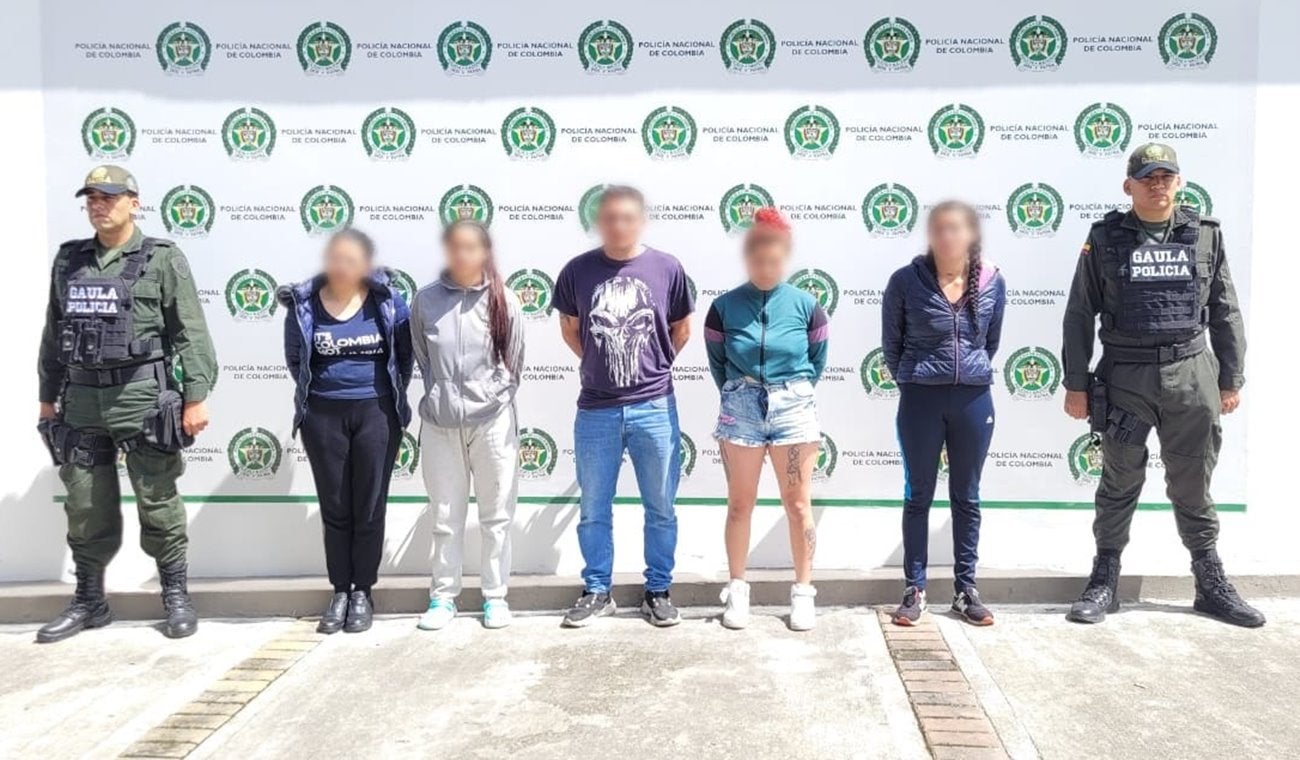 Desarticularon banda ‘Los Portuarios’, peligrosa banda dedicada a la extorsión de comerciantes en el Tolima