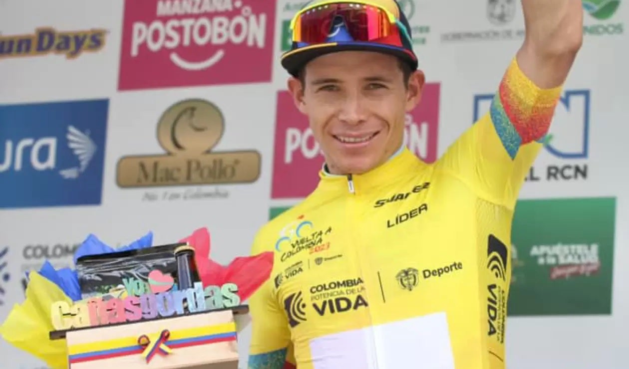 Superman López, campeón de la Vuelta a Colombia 2023.