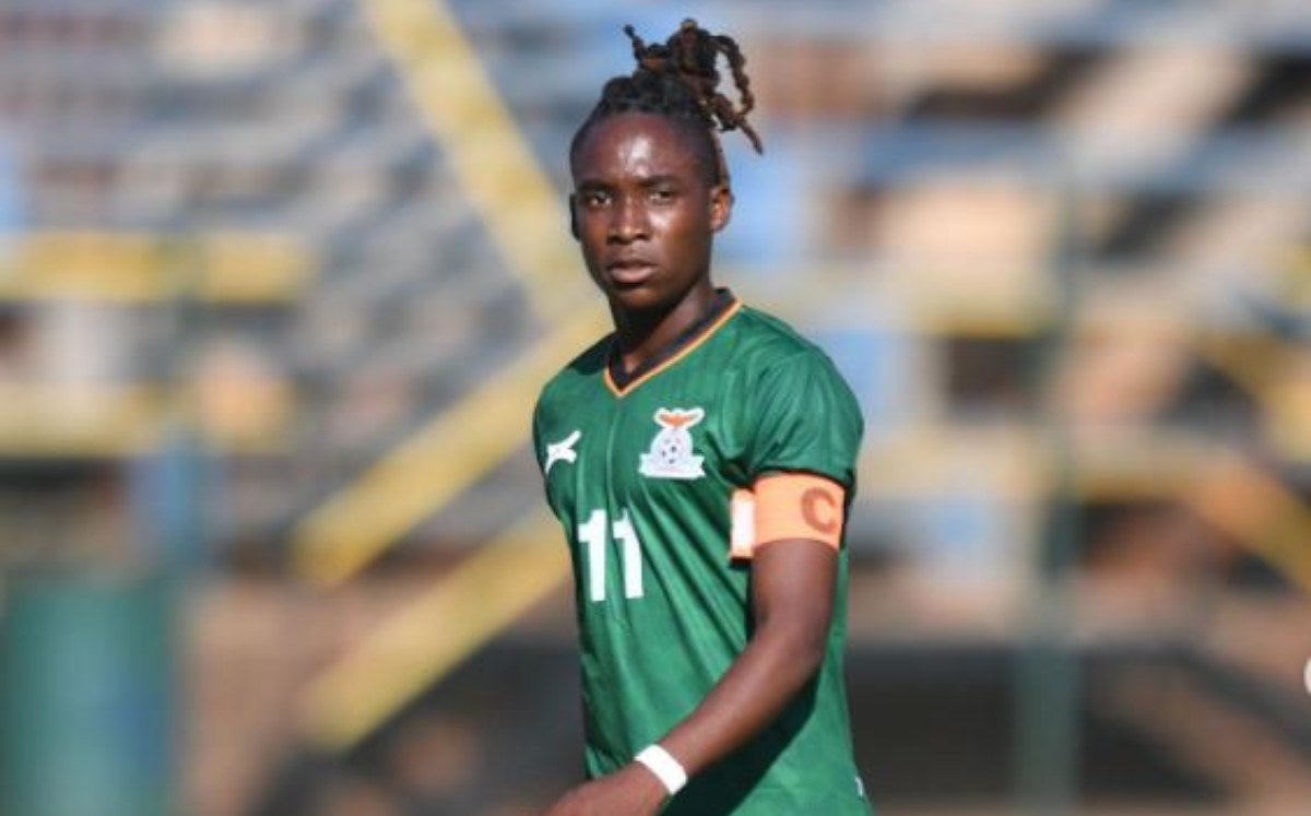 Barbra Banda, capitana de la selección de Zambia (Instagram @barbrabandaofficial)