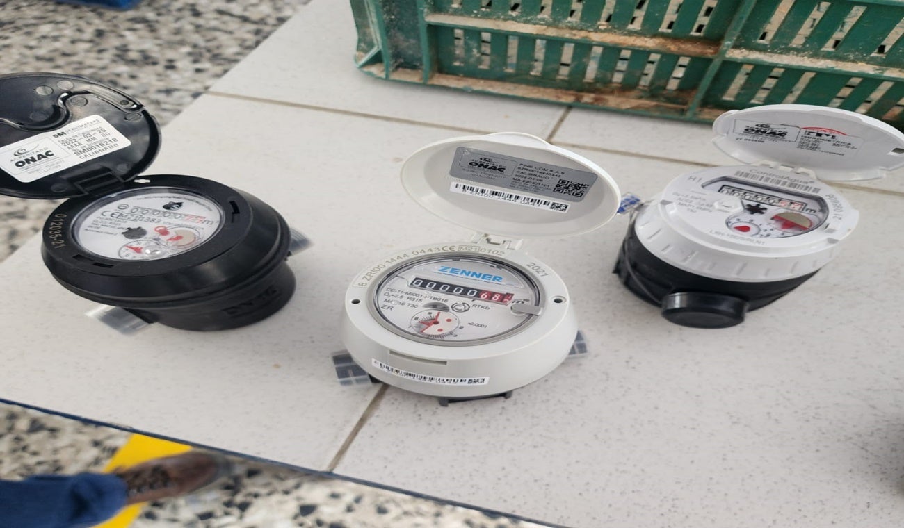 cambio de micromedidores del Ibal