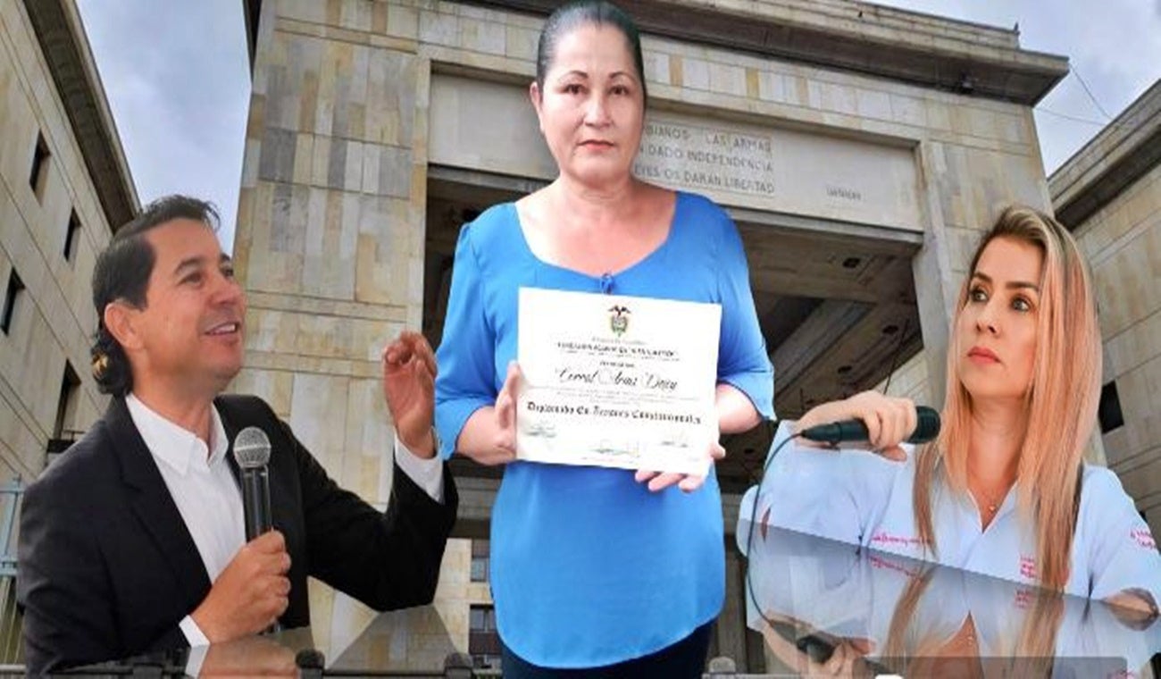 Deicy Corral, habitante de la vereda Rodeito en San Bernardo