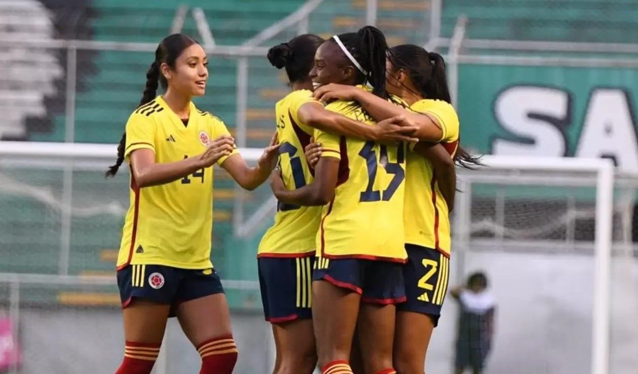 Jugadoras de la Selección Colombia Femenina
