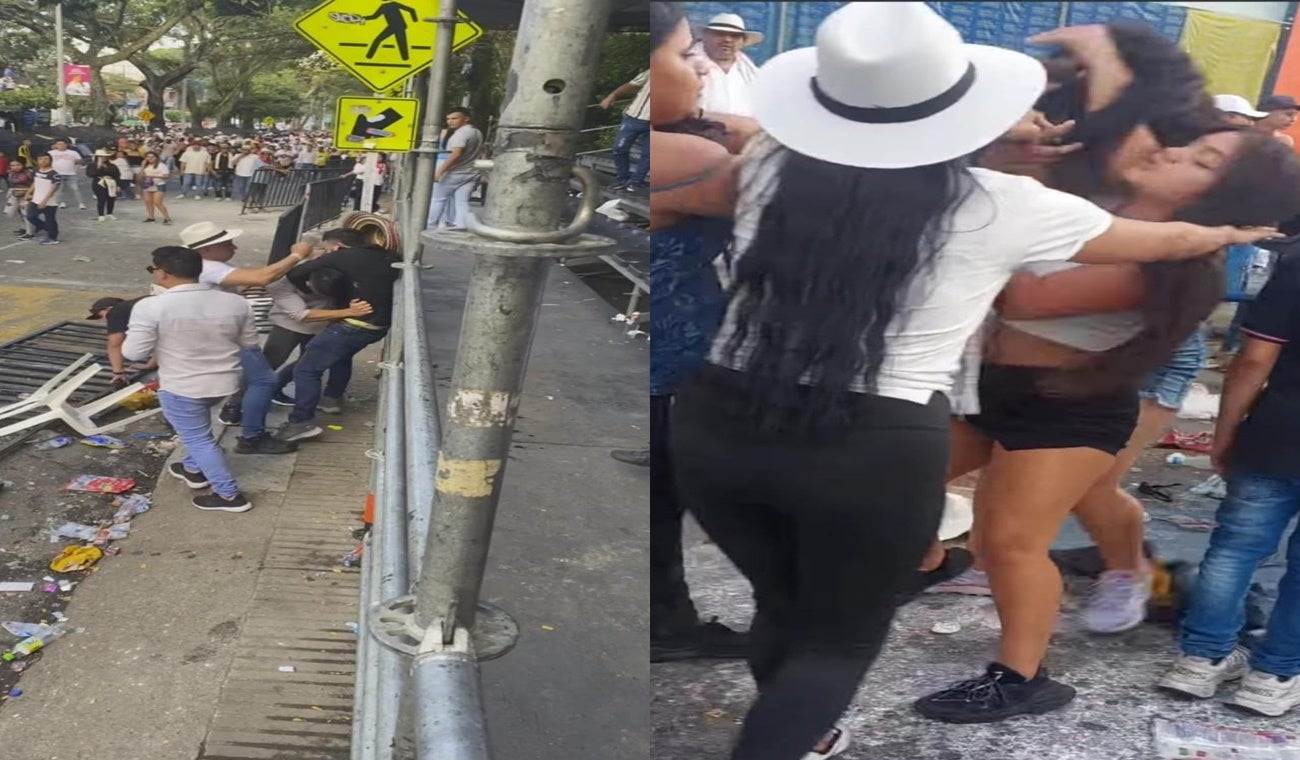 Peleas fiestas Ibagué