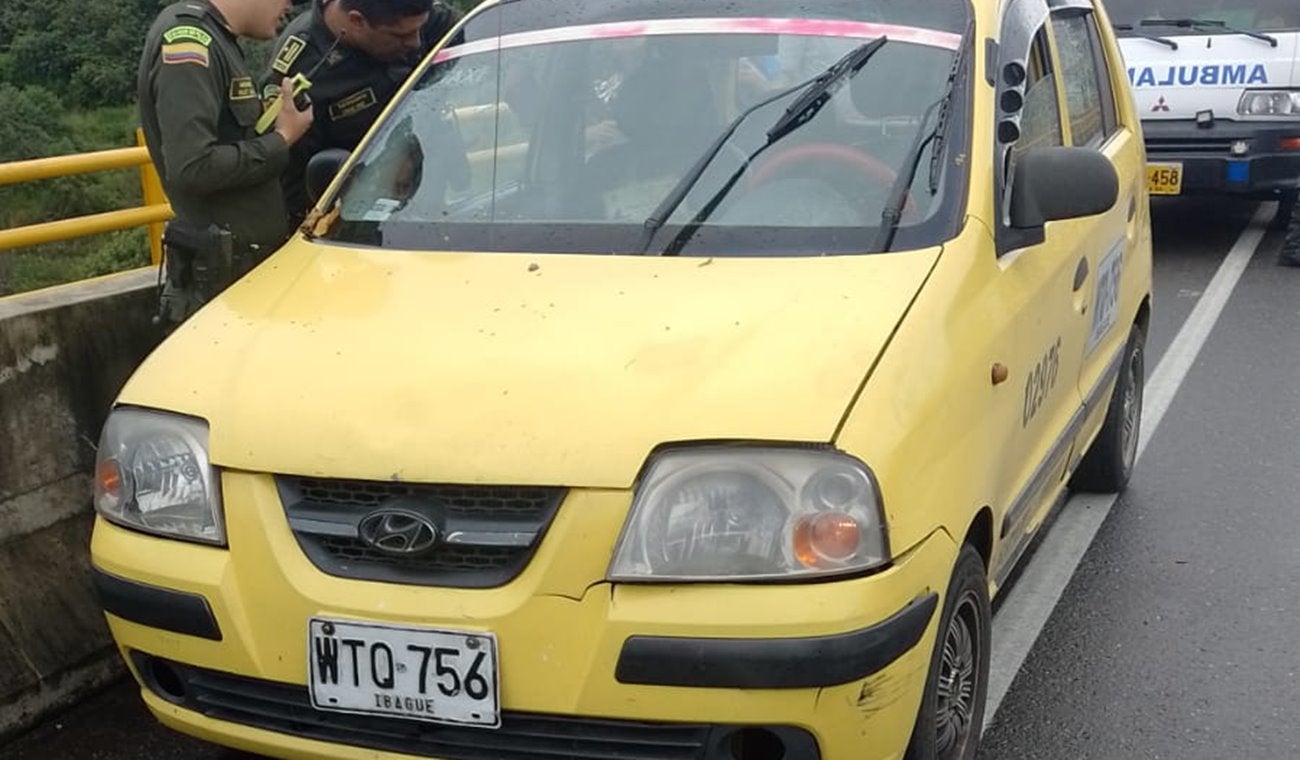 En video: Taxista se arrojó del puente de la Variante en Ibagué