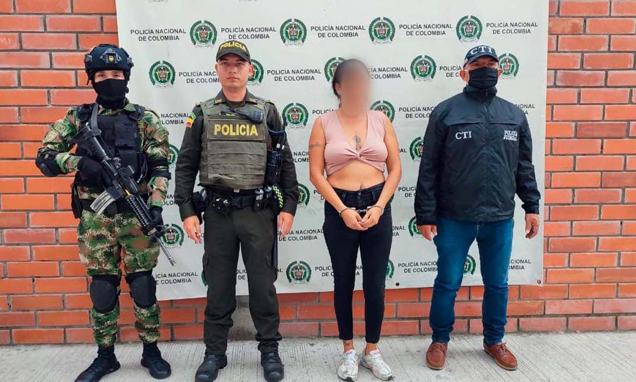 Capurada Leidy en Neiva